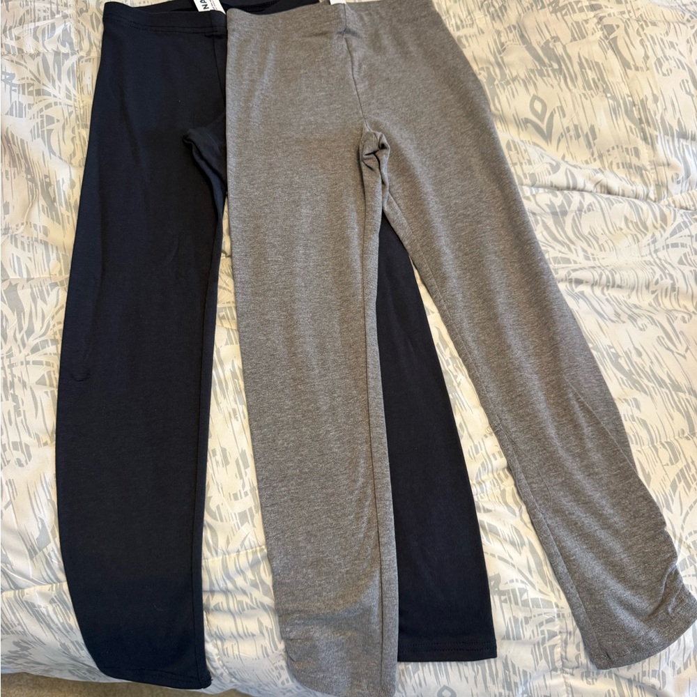Old Navy. Kids Stretch Leggings - Black & Gray